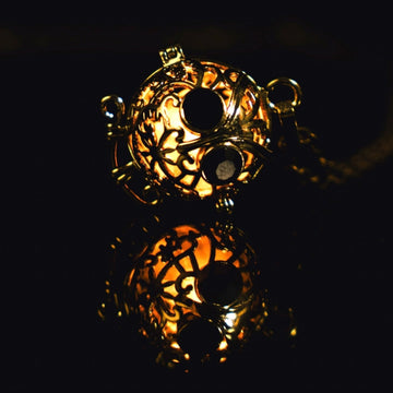 Leuchtende Halskette - 'Nocturna Owl'